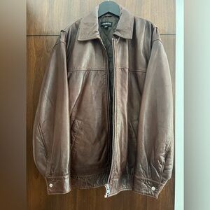 LAMARQUE Women's Rich Brown Leather Jacket